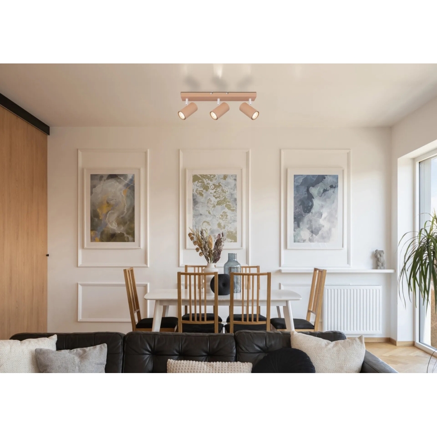 Globo - spotlámpa 3xGU10/25W/230V narancs