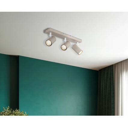 Globo - 3x GU10 spotlámpa 35W/230V bézs