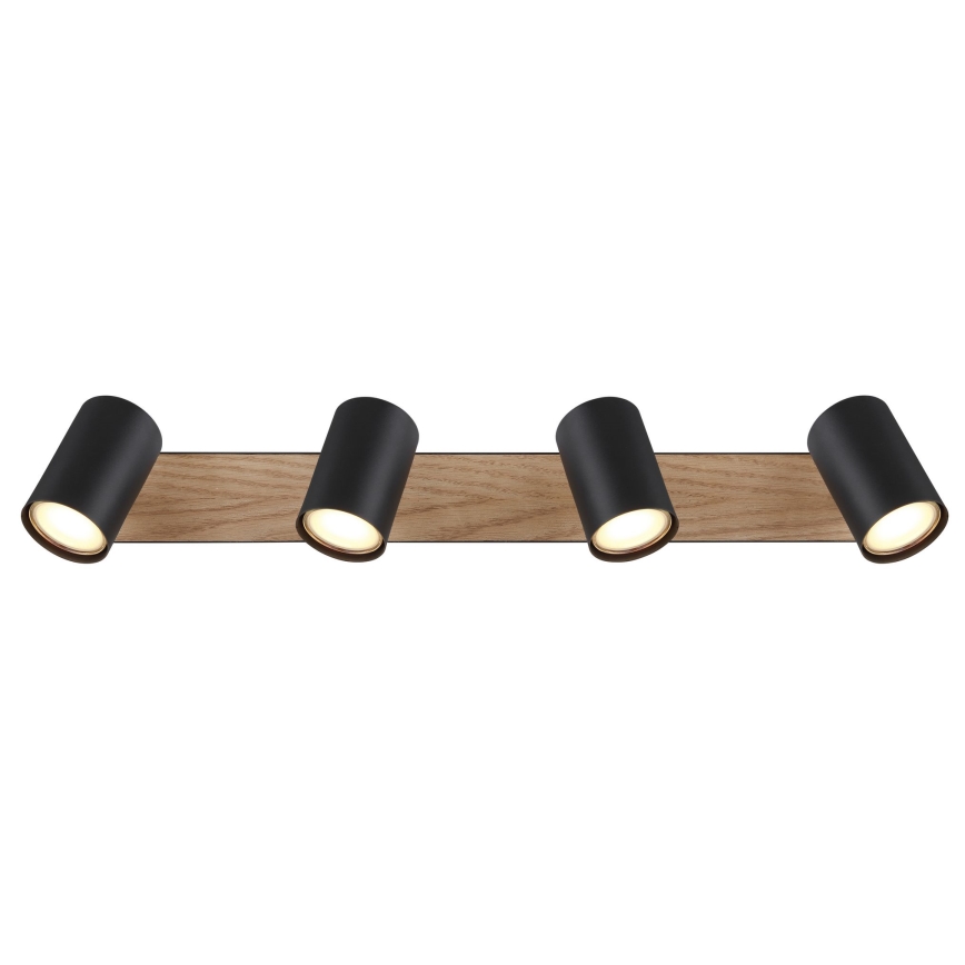 Globo - Spotlámpa 4xGU10/35W/230V fekete/barna