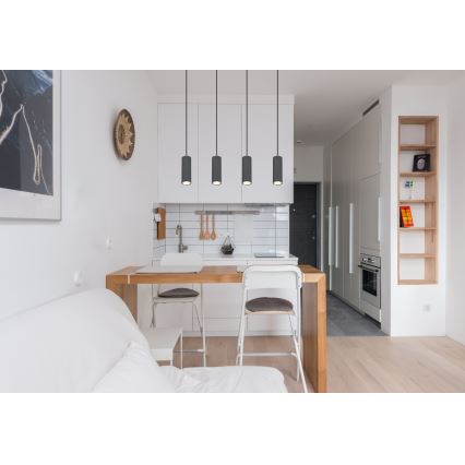 Globo - Csillár zsinóron 4xGU10/35W/230V szürke/barna