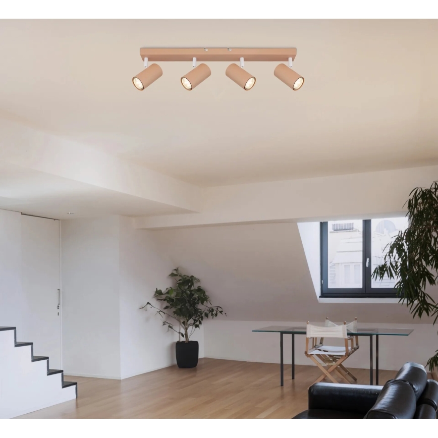 Globo - spotlámpa 4xGU10/35W/230V narancs