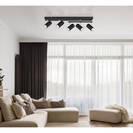 Globo - spotlámpa 5xGU10/35W/230V fekete