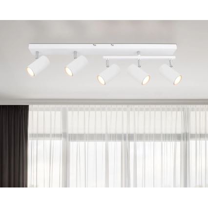 Globo - spotlámpa 5xGU10/35W/230V fehér