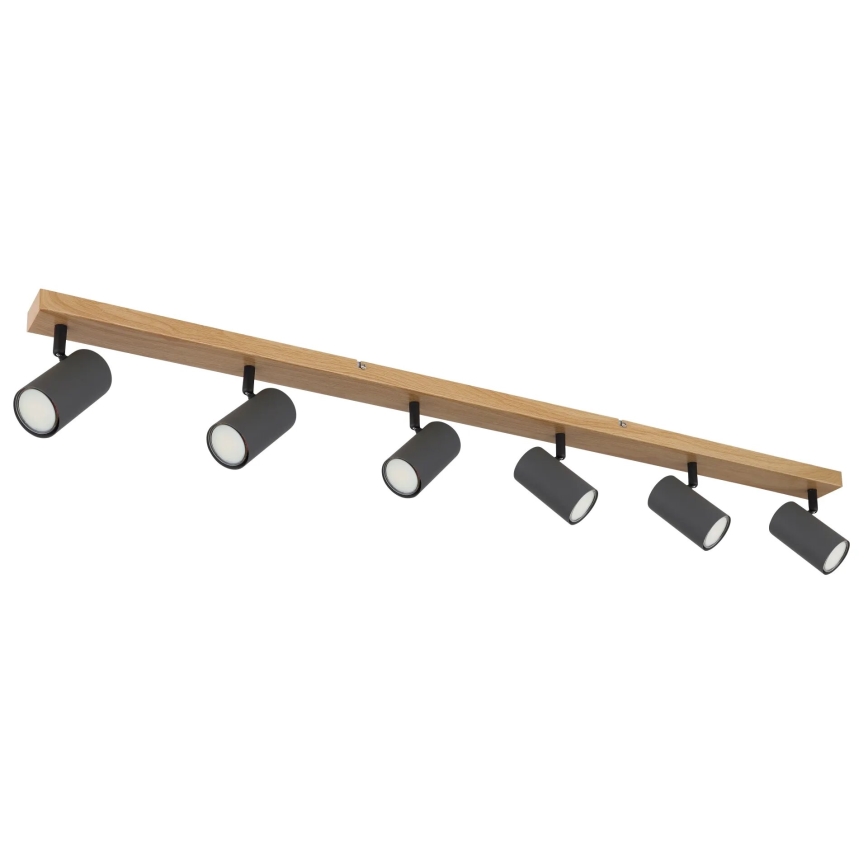 Globo - spotlámpa 6xGU10/35W/230V barna/fekete