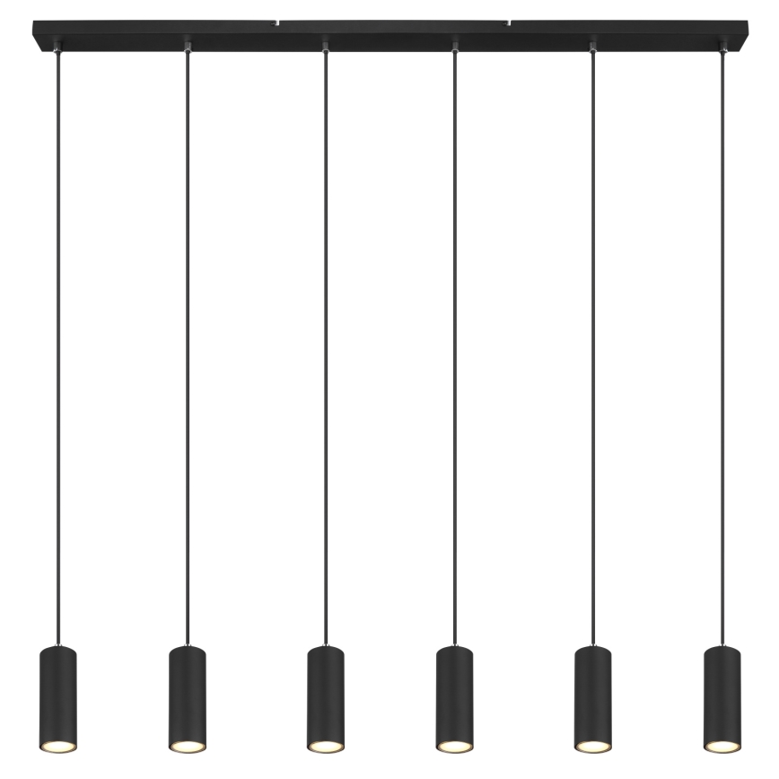 Globo - Kábelre függesztett csillár 6xGU10/35W/230V