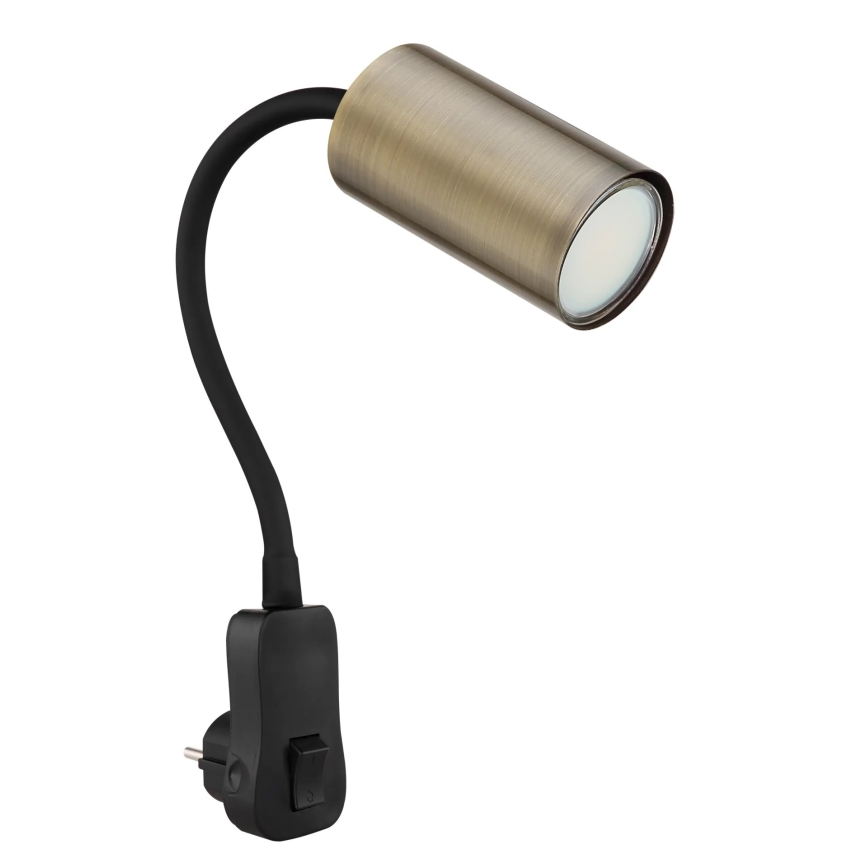 Globo - Aljzatos fali spotlámpa 1xGU10/25W/230V fekete/réz