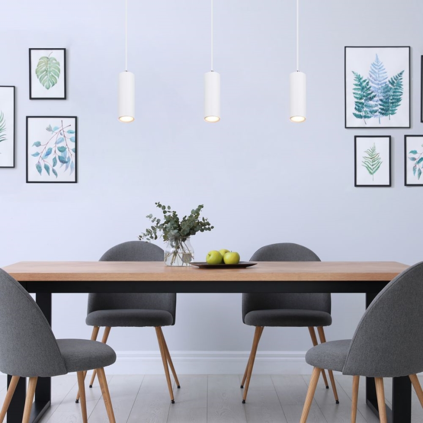 Globo - Függeszték kábellel 1xGU10/35W/230V fehér