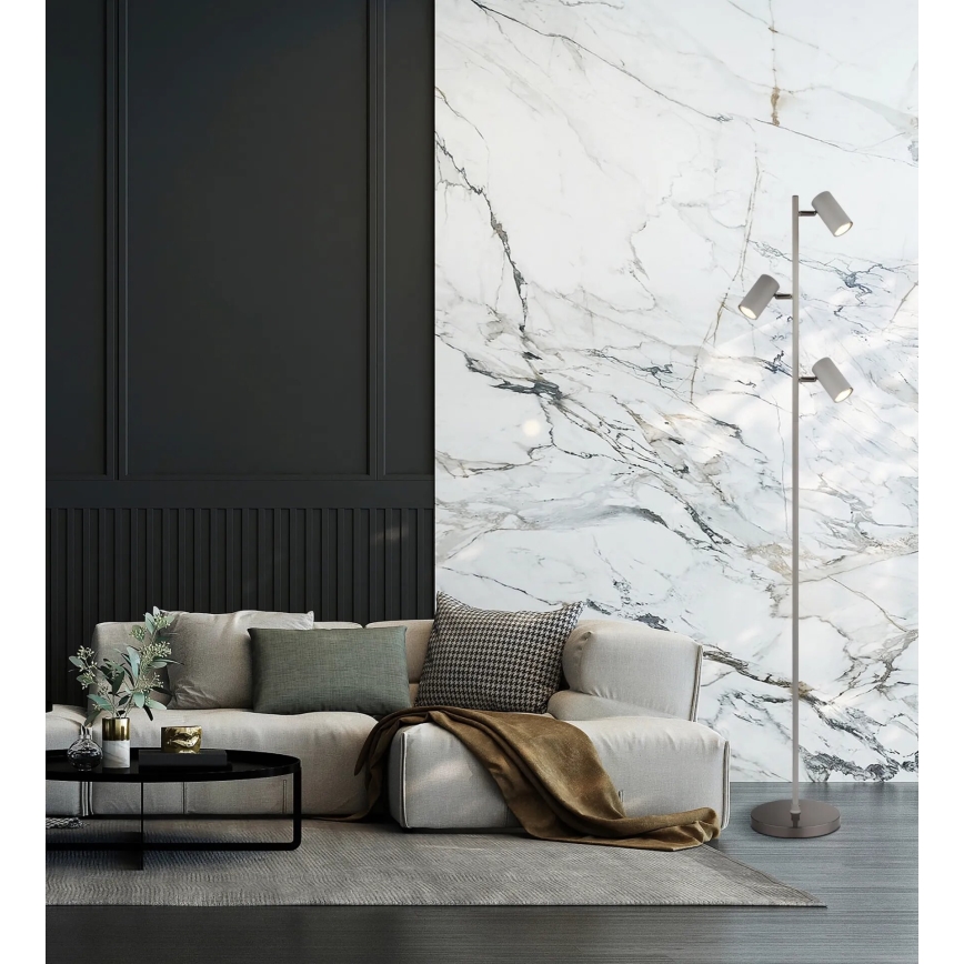 Globo - Állólámpa 3xGU10/5W/230V szürke