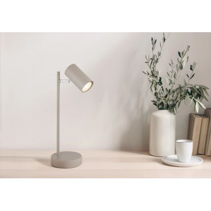 Globo - Asztali lámpa 1xGU10/5W/230V bézs