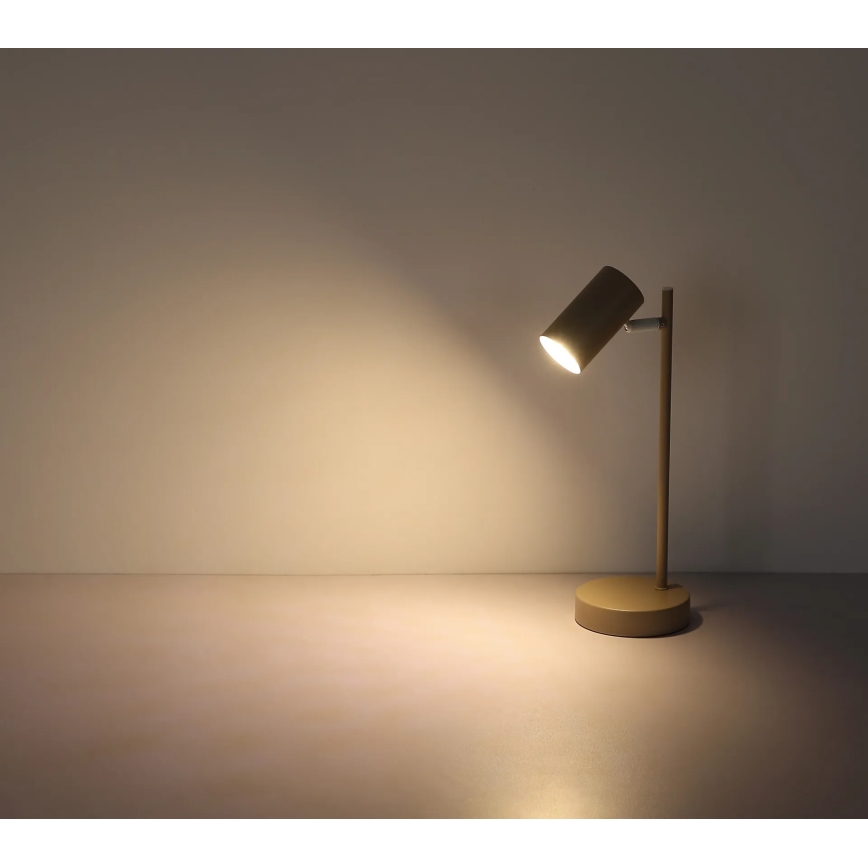 Globo - Asztali lámpa 1xGU10/5W/230V bézs