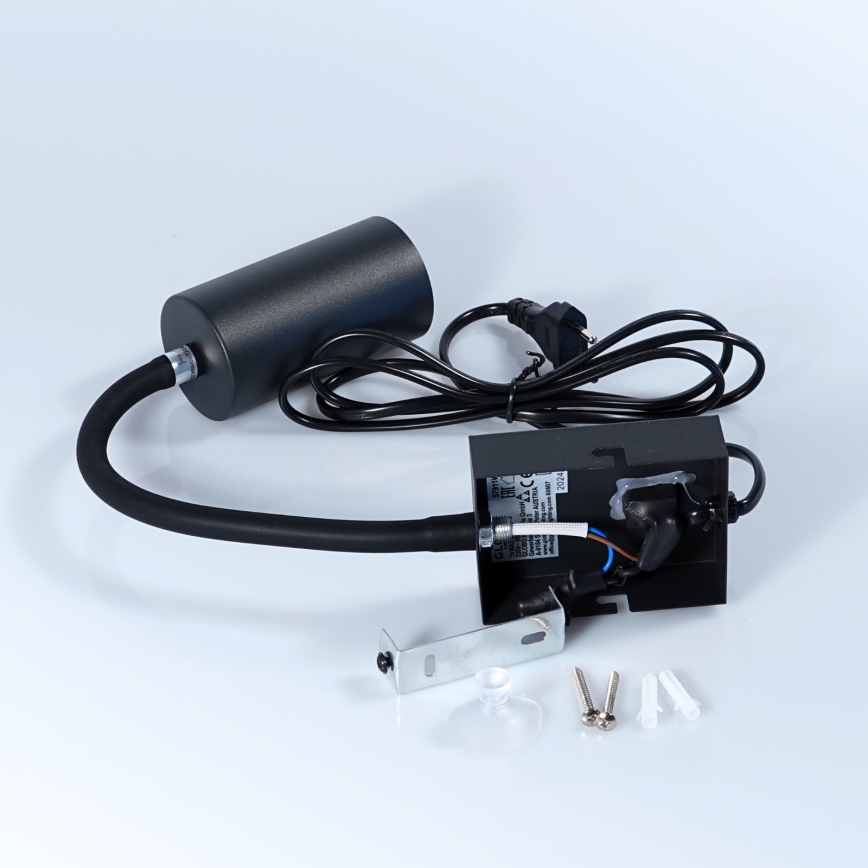 Globo - Rugalmas fali lámpa 1xGU10/25W/230V fekete