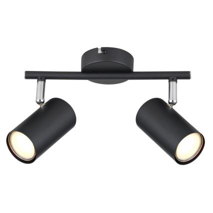 Globo - Spotlámpa 2xGU10/25W/230V fekete