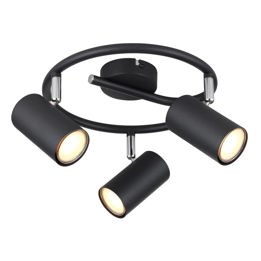 Globo - Spotlámpa 3xGU10/25W/230V fekete