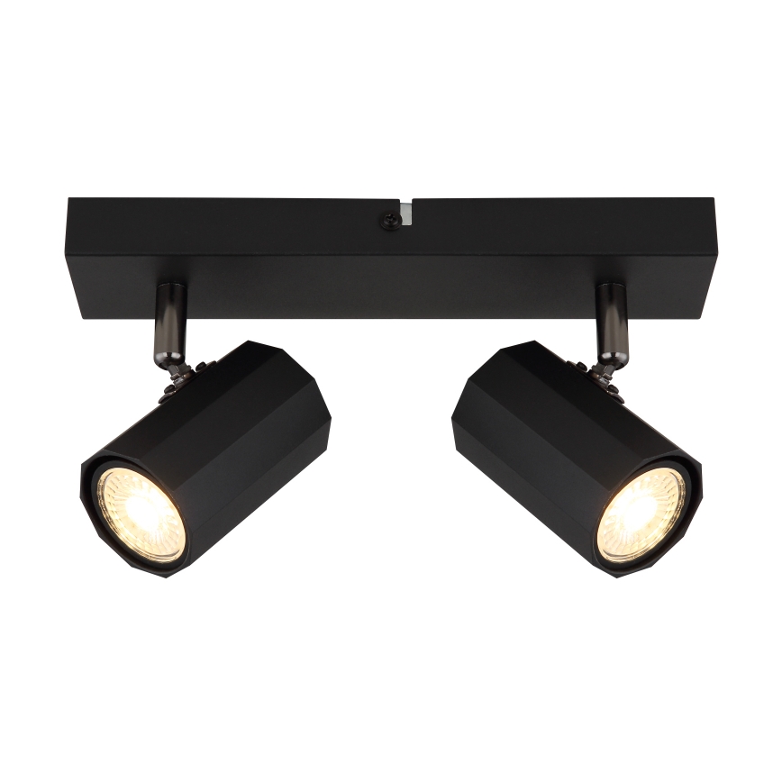 Globo - Spotlámpa 2xGU10/25W/230V fekete