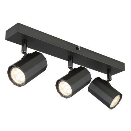 Globo - Spotlámpa 3xGU10/25W/230V fekete
