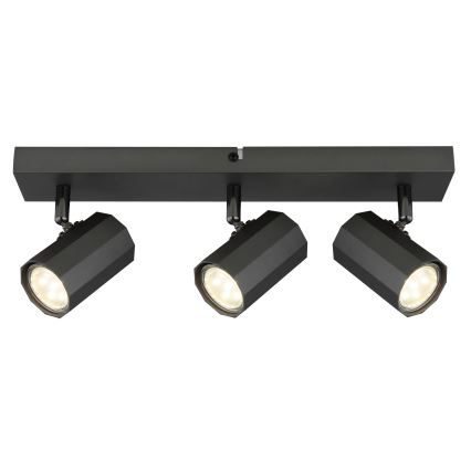 Globo - Spotlámpa 3xGU10/25W/230V fekete