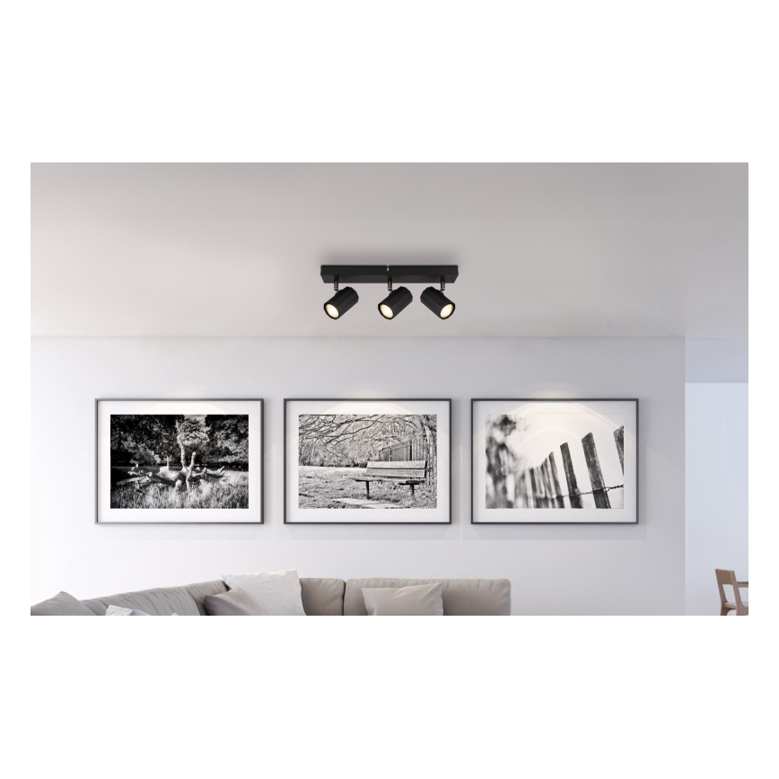 Globo - Spotlámpa 3xGU10/25W/230V fekete