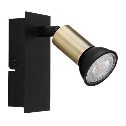 Globo - Fali spotlámpa 1xGU10/35W/230V fekete/réz