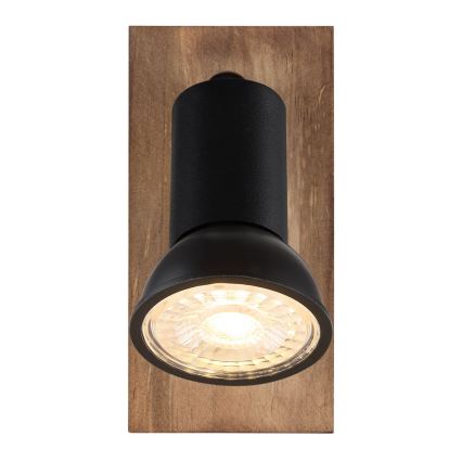 Globo - Fali spotlámpa 1xGU10/35W/230V fa/fekete