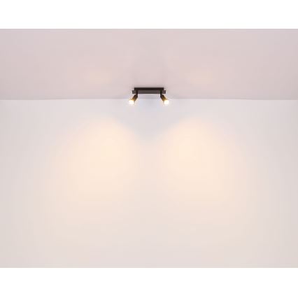 Globo - Spotlámpa 2xGU10/35W/230V fekete