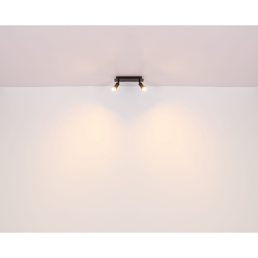 Globo - Spotlámpa 2xGU10/35W/230V fekete