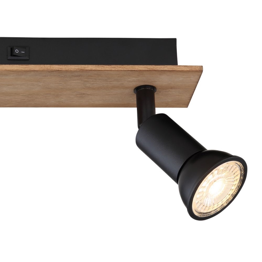Globo - Spotlámpa 2xGU10/35W/230V fa/fekete