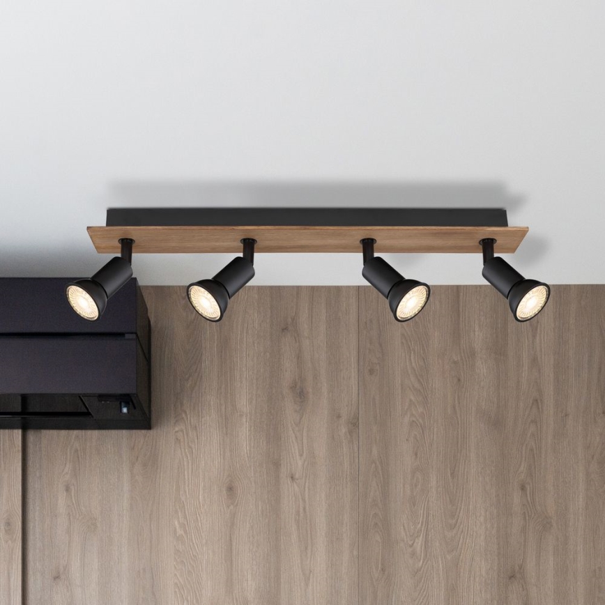 Globo - Spotlámpa 4xGU10/35W/230V fa/fém