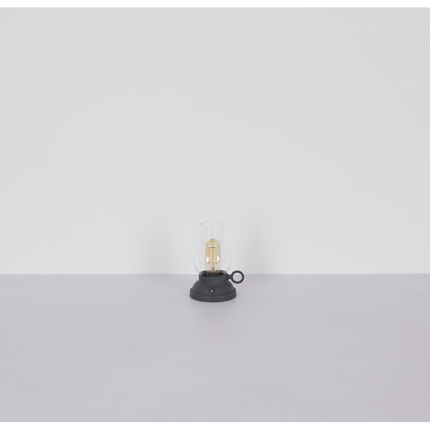 Globo - LED állítható fényerejű, újratölthető érintős asztali lámpa LED/1W/3,7V 1200 mAh antracit