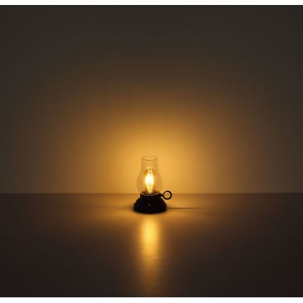 Globo - LED állítható fényerejű, újratölthető érintős asztali lámpa LED/1W/3,7V 1200 mAh matt króm