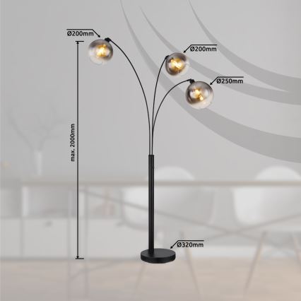 Globo - Állólámpa 3xE27/60W/230V