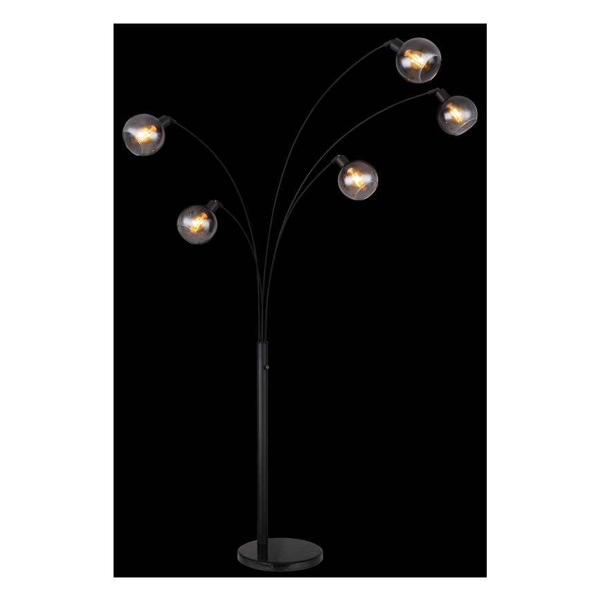 Globo - Állólámpa 5xE27/40W/230V füstös