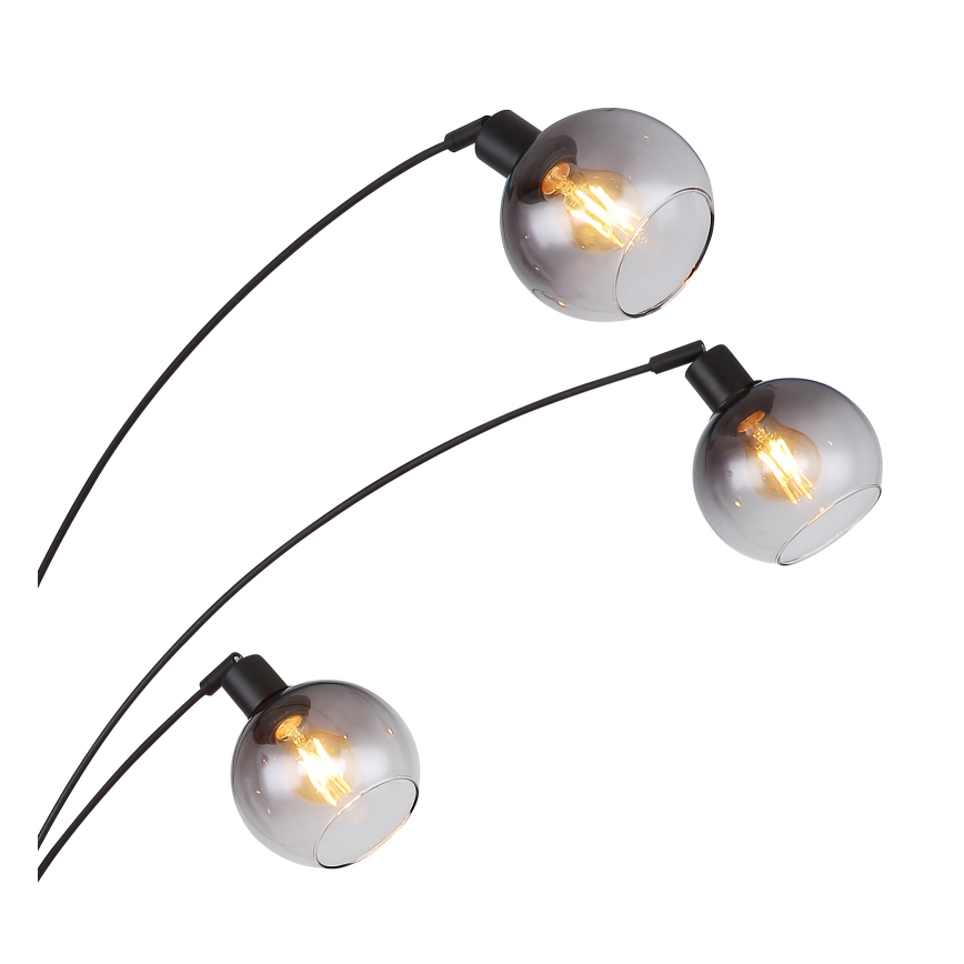 Globo - Állólámpa 5xE27/40W/230V füstös