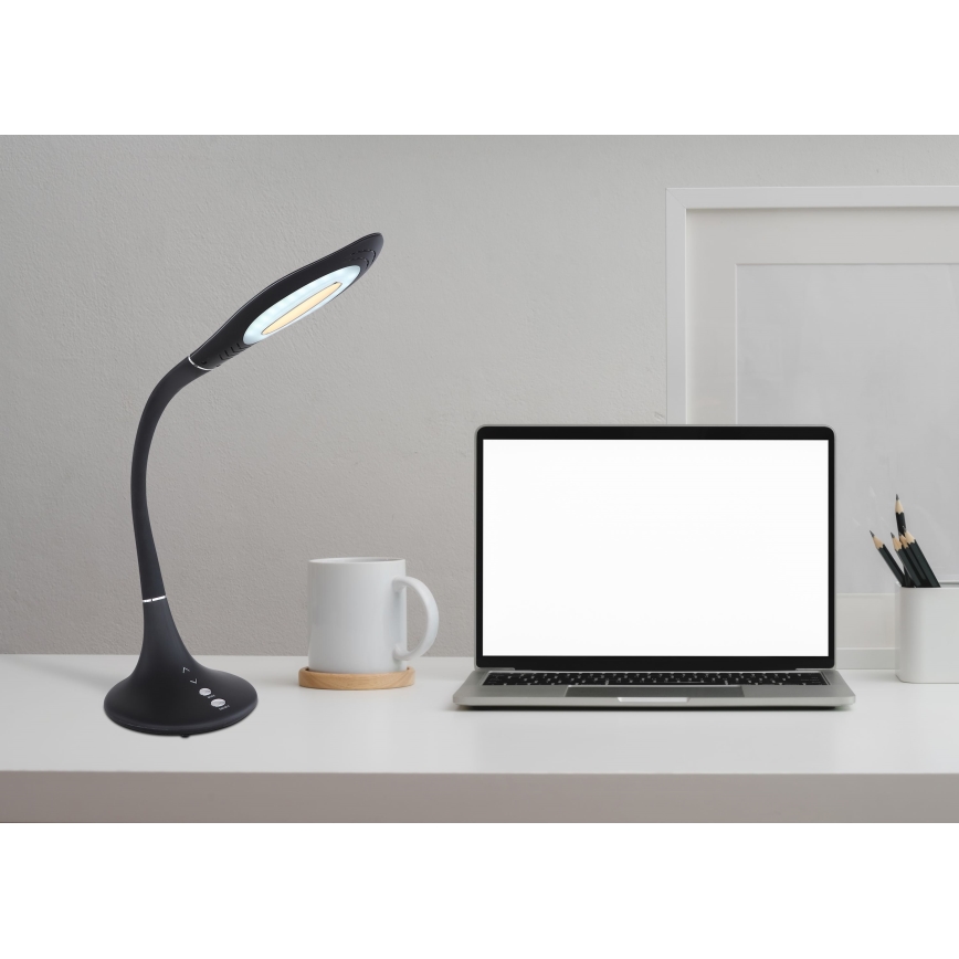 Globo - dimmelhető érintésvezérlésű flexibilis asztali LED lámpa LED/9W/230V 3000/4000/6500K fekete