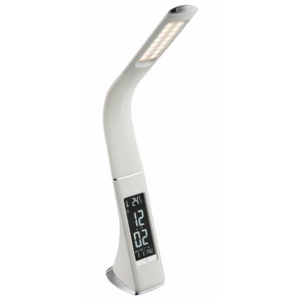 Globo - LED érintőkapcsolós asztali lámpa kijelzővel LED/6,5W/230V 3000/4500/5800K fehér