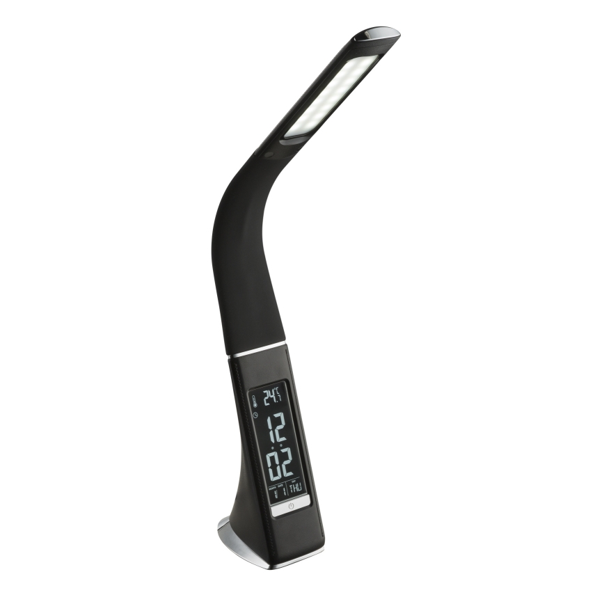 Globo - LED érintőkapcsolós asztali lámpa állítható fényerővel, kijelzővel LED/6,5W/230V 3000/4500/5800K fekete