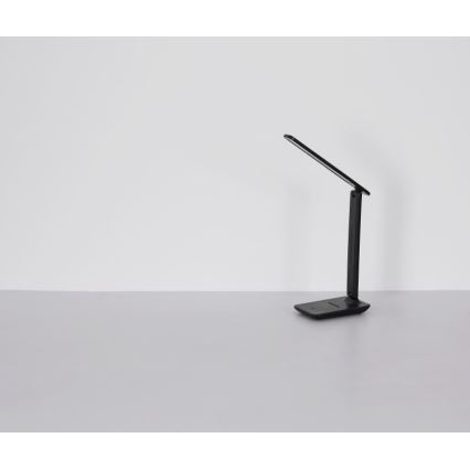 Globo - LED érintésvezérelt, fényerőszabályozható, tölthető asztali lámpa LED/4W/5V 2700/4000/6500K 1800 mAh fekete