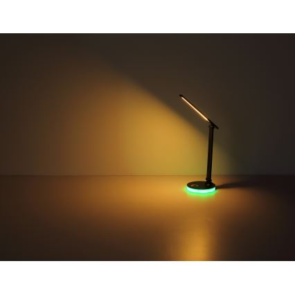 Globo - LED RGBW állítható fényerejű érintős asztali lámpa LED/5W/230V + LED/2W 2700K/4000K/6500K fehér