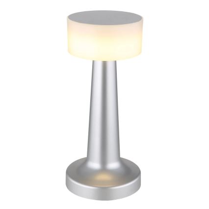Globo - LED érintőkapcsolós asztali lámpa, állítható fényerővel LED/1W/3,7V 2700K/4000K/6500K 800 mAh USB matt króm