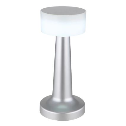 Globo - LED érintőkapcsolós asztali lámpa, állítható fényerővel LED/1W/3,7V 2700K/4000K/6500K 800 mAh USB matt króm
