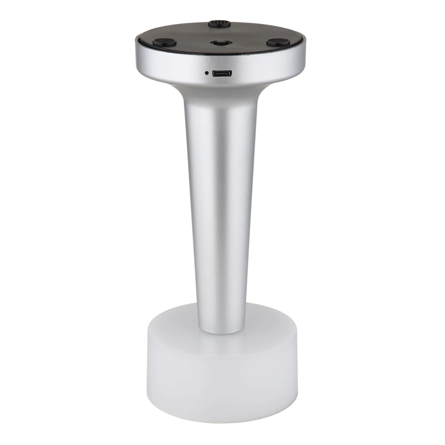 Globo - LED érintőkapcsolós asztali lámpa, állítható fényerővel LED/1W/3,7V 2700K/4000K/6500K 800 mAh USB matt króm