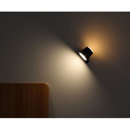 Globo - LED érintőkapcsolós asztali lámpa 4 az 1-ben LED/6W/3,7V 3000K/4000K/6500K 1500 mAh USB fekete