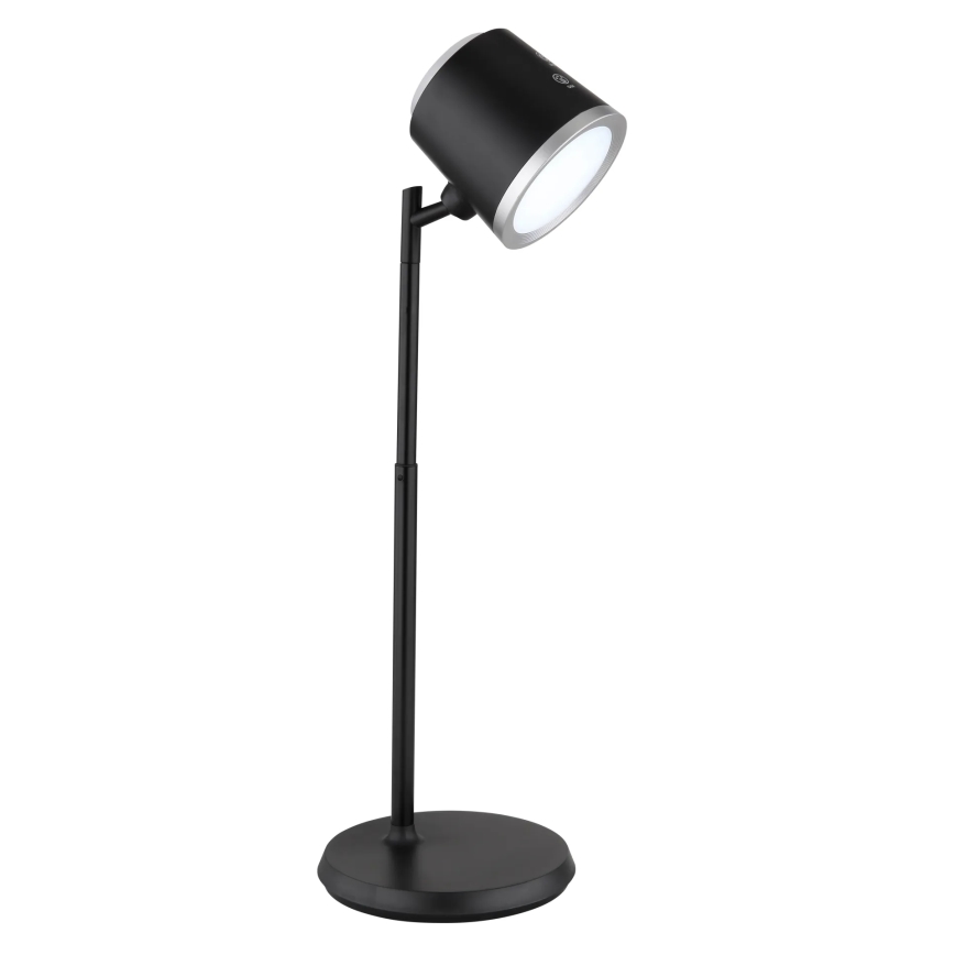 Globo - LED érintőkapcsolós asztali lámpa 4 az 1-ben LED/6W/3,7V 3000K/4000K/6500K 1500 mAh USB fekete