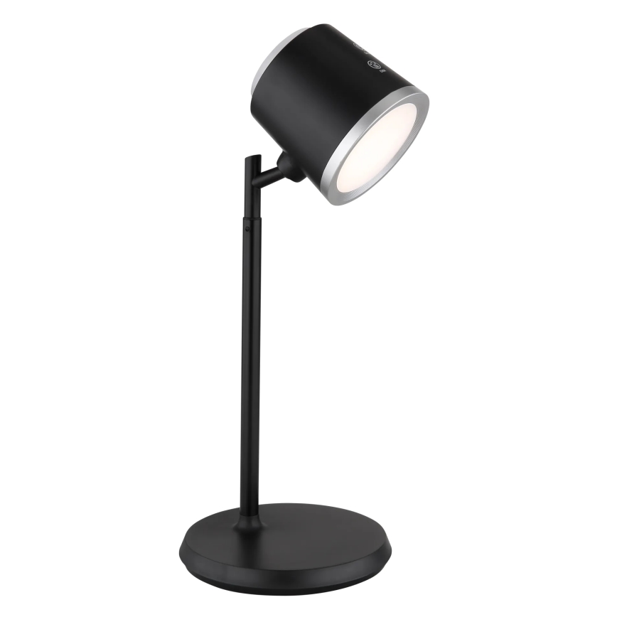 Globo - LED érintőkapcsolós asztali lámpa 4 az 1-ben LED/6W/3,7V 3000K/4000K/6500K 1500 mAh USB fekete
