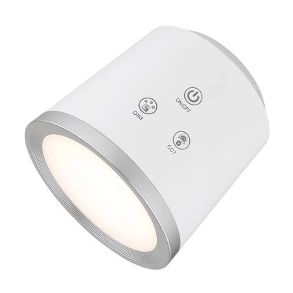 Globo - LED érintőkapcsolós asztali lámpa 4 az 1-ben LED/6W/3,7V 3000K/4000K/6500K 1500 mAh USB fehér