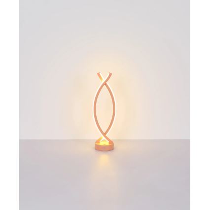 Globo - LED érintős asztali lámpa, állítható fényerővel LED/1W/3,7V 3000K 1800 mAh USB rózsaszín