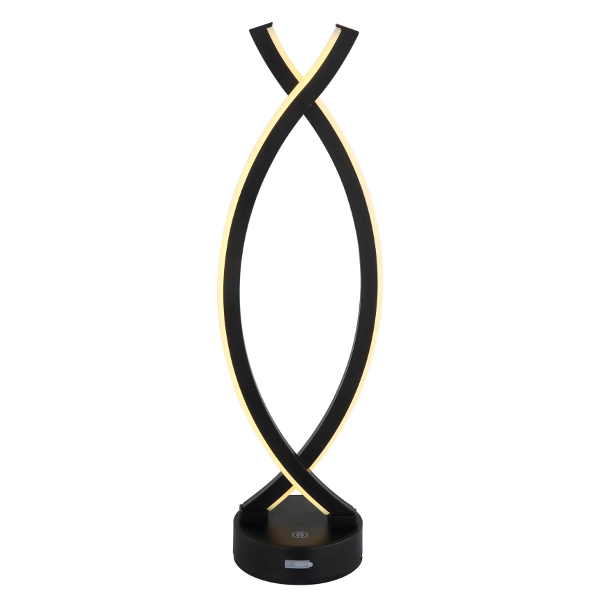 Globo - LED érintős asztali lámpa, állítható fényerővel LED/1W/3,7V 3000K 1800 mAh USB fekete