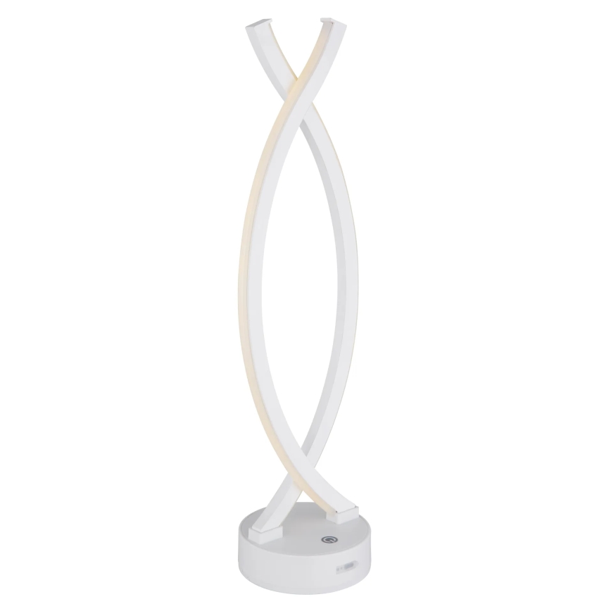 Globo - LED érintésvezérelt asztali lámpa, állítható fényerővel LED/1W/3,7V 3000K 1800 mAh USB fehér