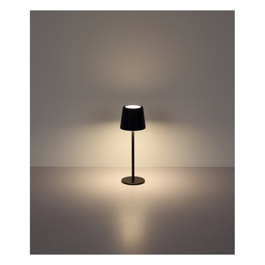 Globo - LED állítható fényerejű kültéri érintős asztali lámpa LED/2W/5V 3000/4000/6000K 2200 mAh IP44 fekete