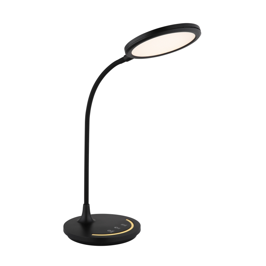 Globo - LED állítható fényerejű, rugalmas érintős asztali lámpa LED/12W/230V 3000/4000/6500K CRI 90 fekete