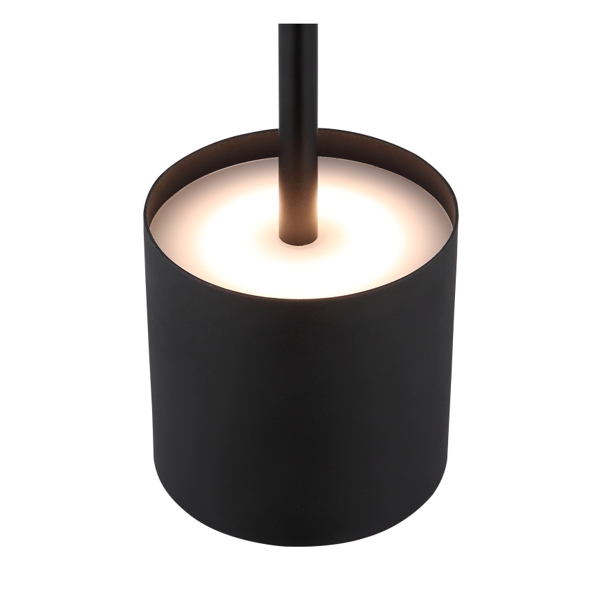 Globo - LED fényerőszabályozható érintéses újratölthető asztali lámpa LED/1,5W/5V 2200 mAh fekete